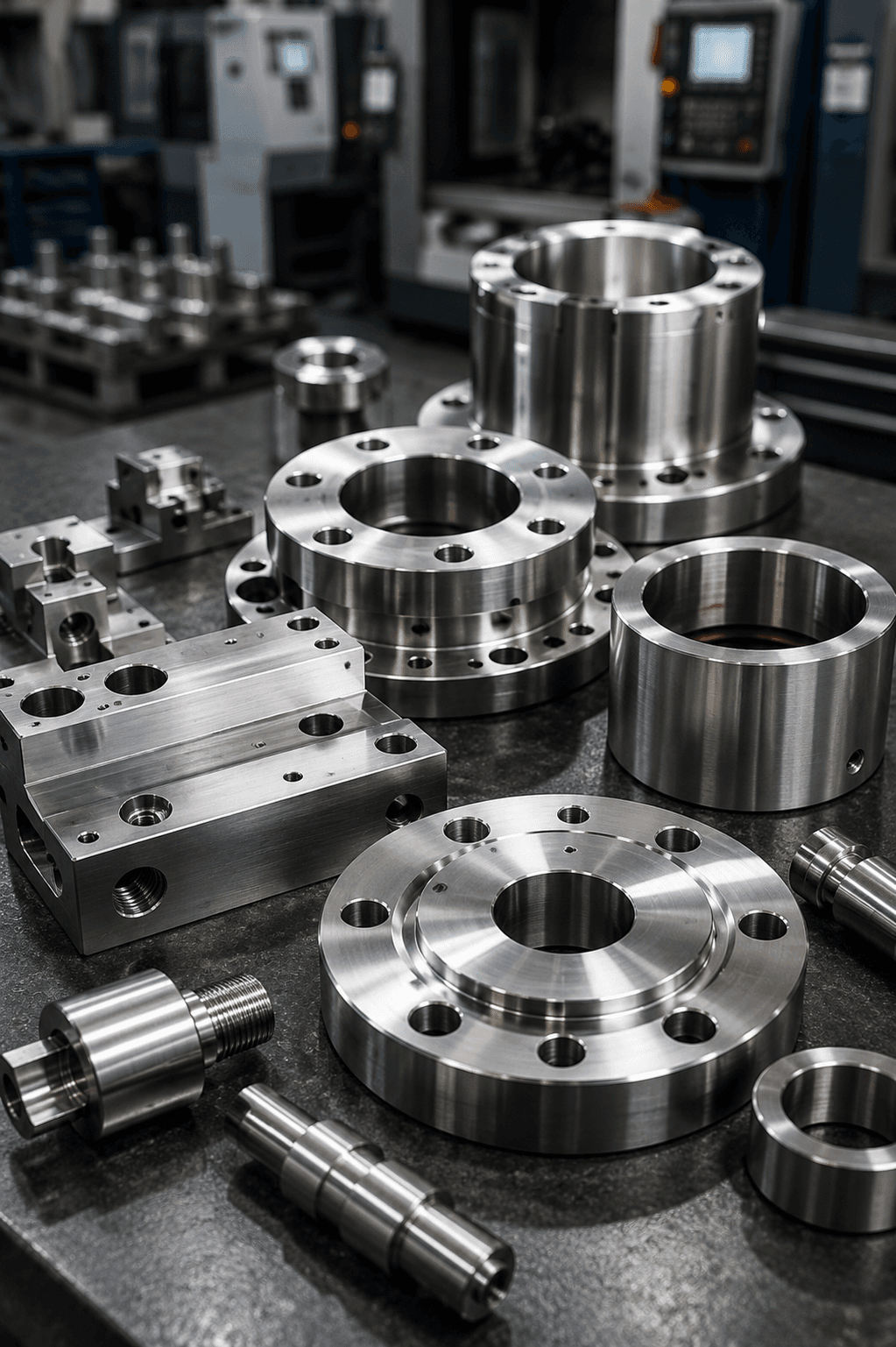 CNC machined components and high-tolerance engineered parts